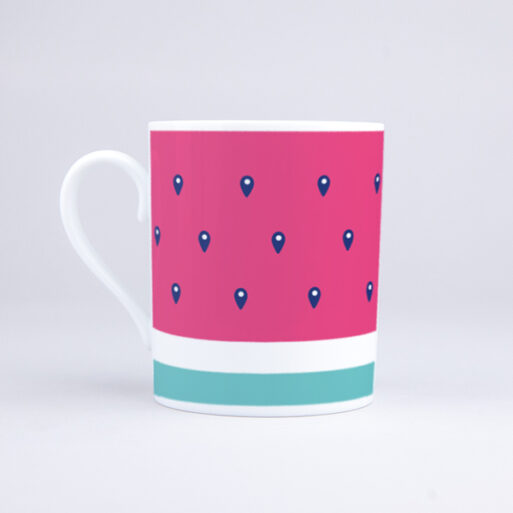 Vue du mug Maxi Pasteque