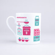Vue du mug Mug Cake
