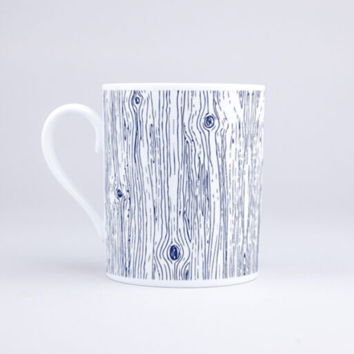 Vue du mug Blue Wood