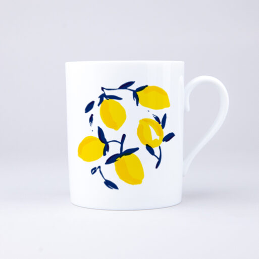 Mug Citron de Menton made in France dessin citron jaune