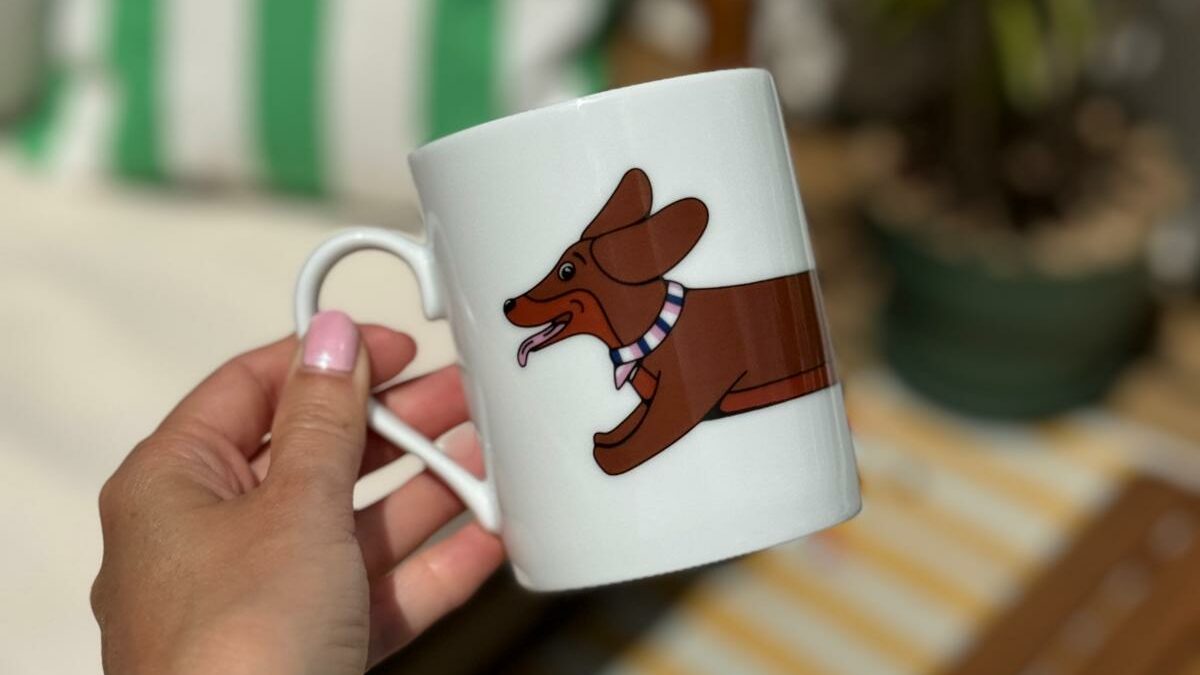 Lot De 2 Tasses HERMÈS Coupe D'Afrique - Thème Jungle Animal - Vert - Céramique France - NEUF