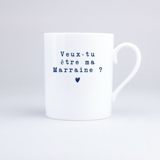 DRAEGER PARIS | Mug Black & Gold porcelaine fine Just Be Cool | Idée Cadeau Mug