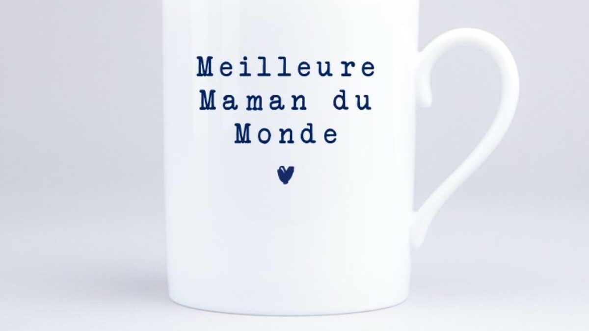 Mug Personnalisé Humour – La Meilleure Du Monde C'est Ma Maman – Céramique Blanc
