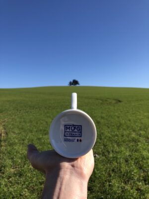 estampille personnalisée mug entreprise