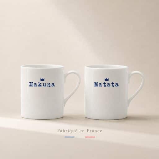 Tasse à café duo Hakuna Matata