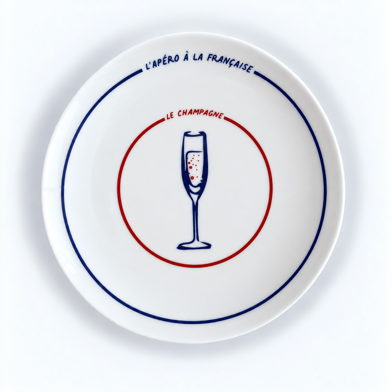 Assiette Porcelaine Champagne
