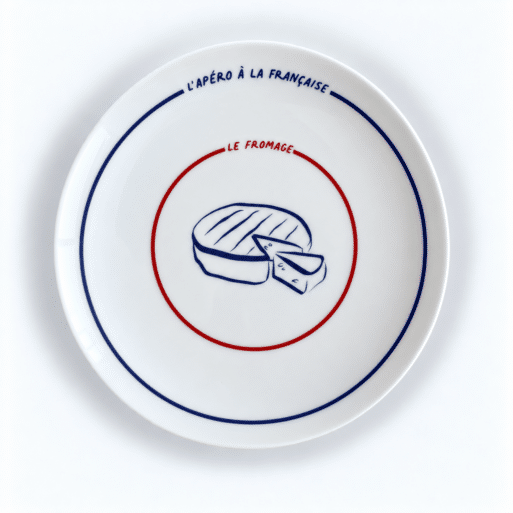 Assiette Porcelaine Fromage