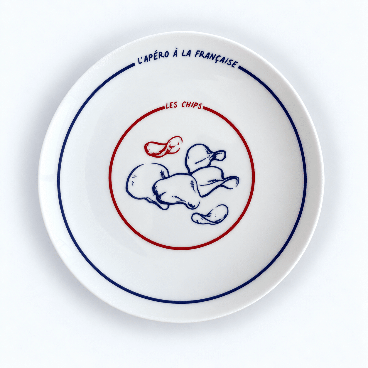 Assiette Porcelaine Chips
